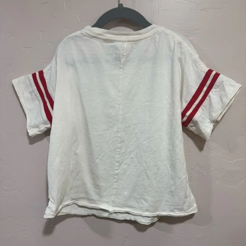 Gymboree Girls Size Medium (7/8) Paper Airplane Heart Shirt